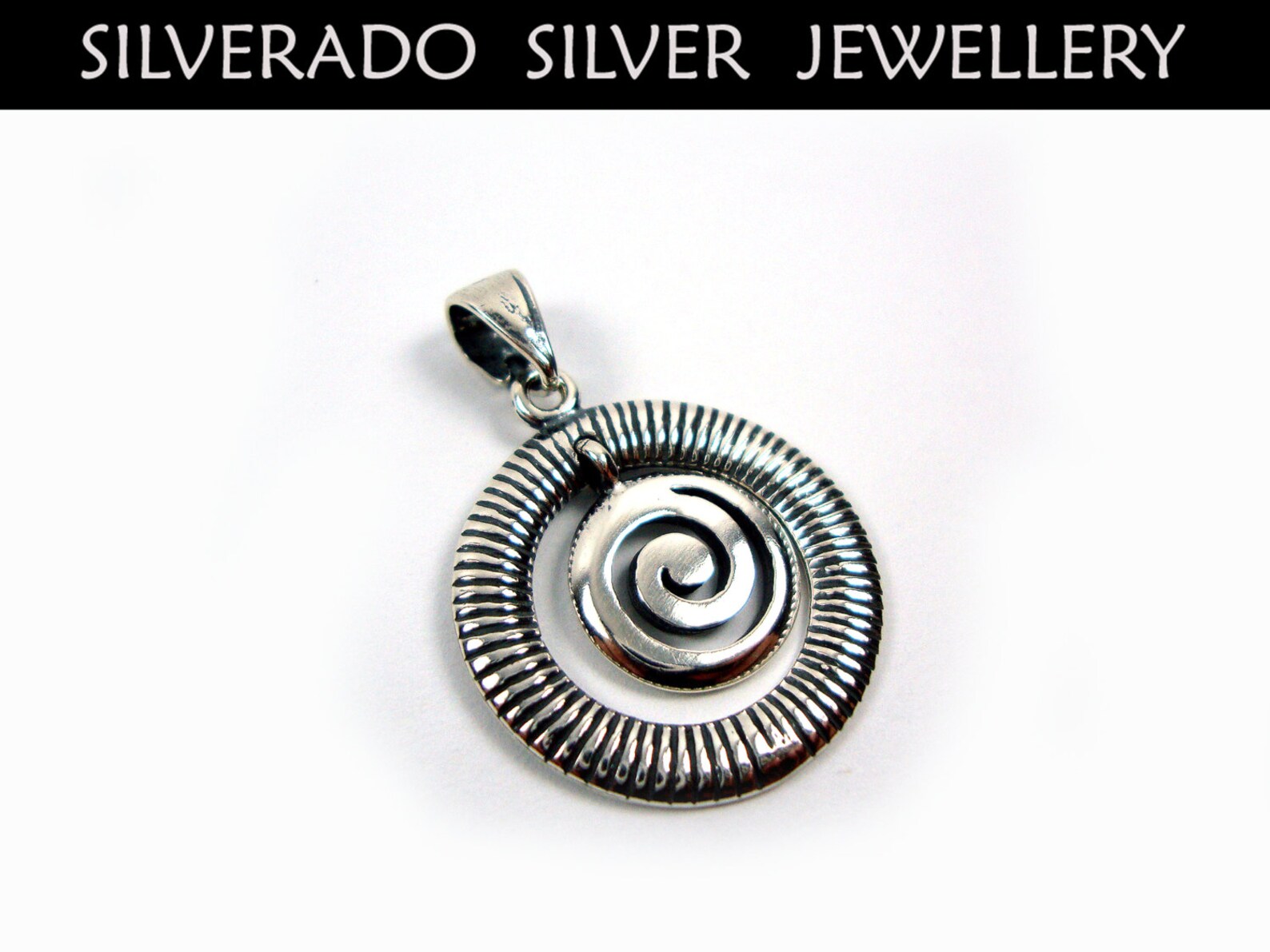 Sterling Silver 925 Ancient Greek Infinity Spiral Key Modern - Etsy