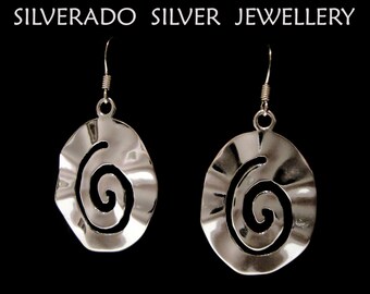 Sterling Silver 925 Ancient Greek Infinity Spiral Key Modern | Etsy