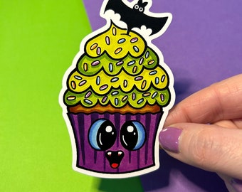 Vampire Cupcake | Vinyl Sticker