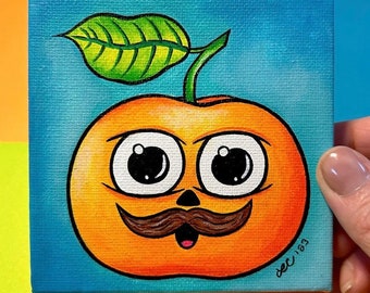 Mandarin P.I. | Original Acrylic Painting