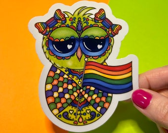 Pride Owl | Vinyl Sticker