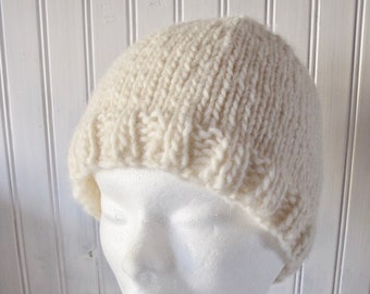 Winter White Hat | Etsy UK