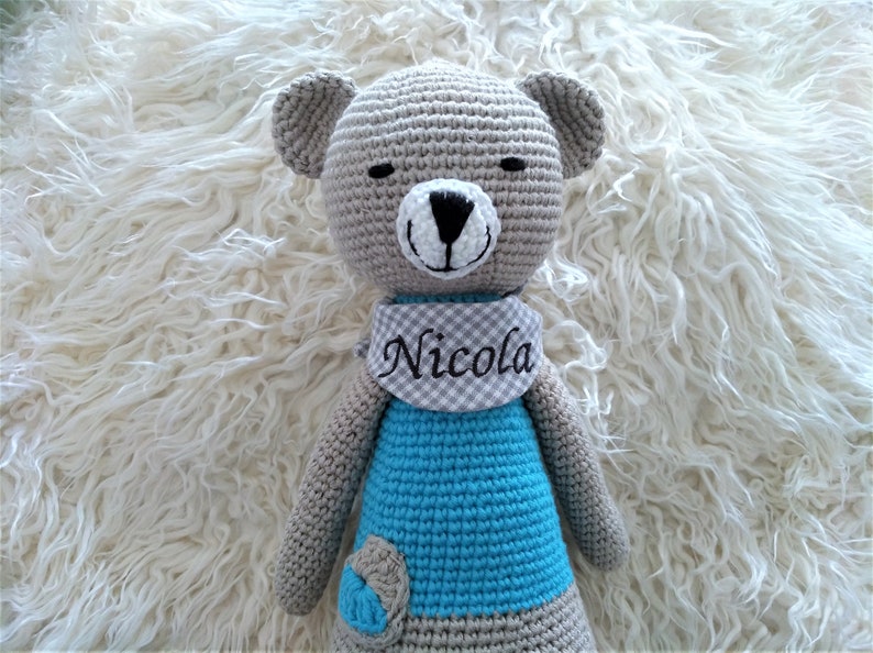 Spieluhr Baby versandbereit Junge Teddy personalisiert image 3