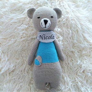 Spieluhr Baby versandbereit Junge Teddy personalisiert image 4