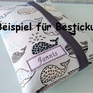 Windeltasche / Wickeltasche Grau Pastell Dreiecke Mädchen mit Namen personalsierbar Mädchen Geschenk Babyparty image 8