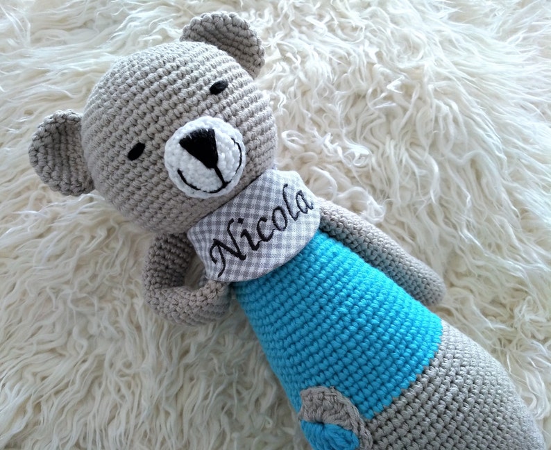 Spieluhr Baby versandbereit Junge Teddy personalisiert image 1