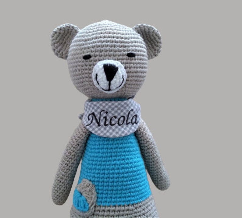 Spieluhr Baby versandbereit Junge Teddy personalisiert image 2