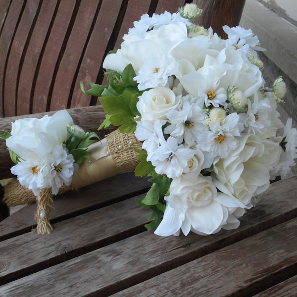 Silk Bridal Bouquet Etsy
