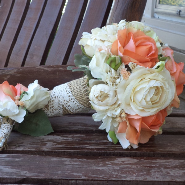 Silk Wedding Flowers Etsy