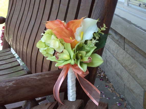 Beach Wedding Bouquet / Destination Wedding / Tropical Wedding - Etsy