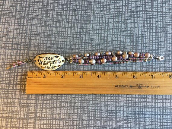 iron sharpens iron bracelet