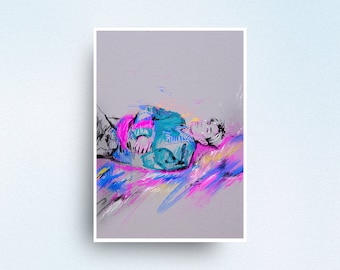 BamBam Slow Mo Open Edition Art Print | GOT7