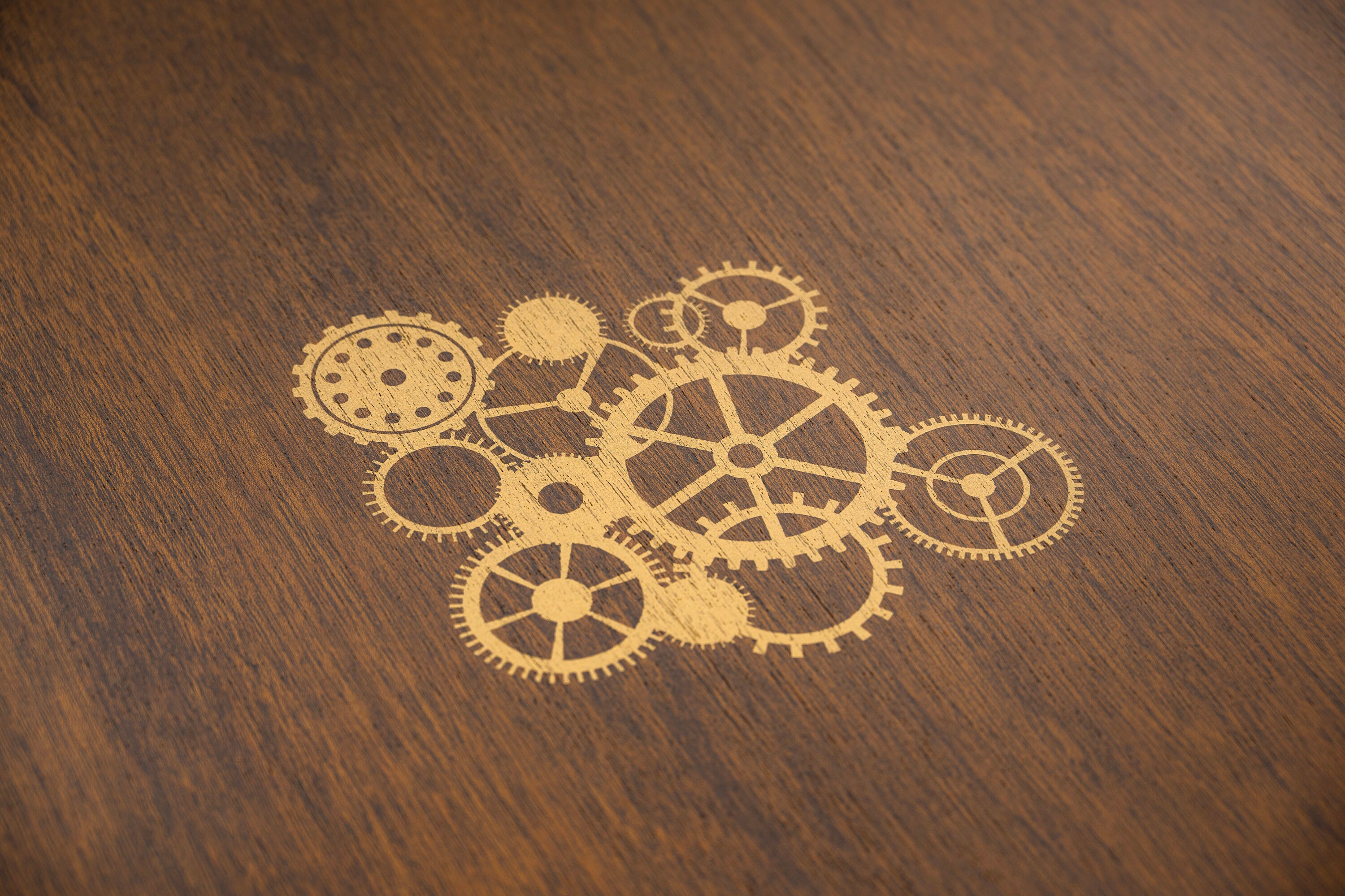 Mahogany Steampunk Gaming Table, Removable Lid (58x58'') - Etsy