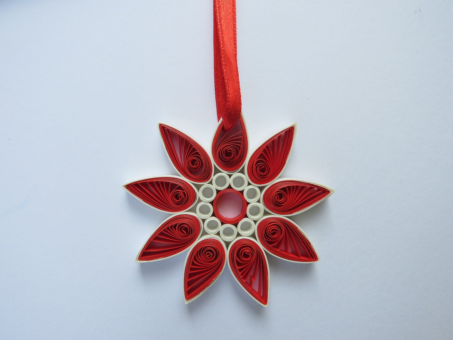Paper Quilling Christmas Star Ornament PDF Tutorial Pattern Etsy