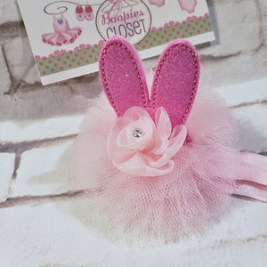 Sparkle Bunny 3&quot; Fascinators, Bunny Rabbit Fascinator, Bunny Rabbit Headband, Easter Fascinators, Easter Rabbit Headbands