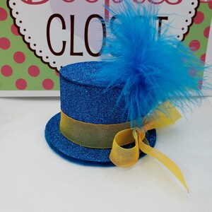 Sparkle Stout Mini Top Hat, Feathered Top Hat, Birthday Hats, Derby Hats, Summer Hats, Party Hats, Adult Hats, Kid Hats, Mini Hats, Pet Hats