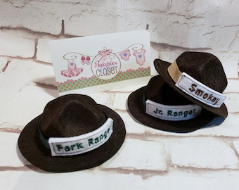 Park Ranger Mini Hat: Embroidered Costume Hat for Adults, Children
