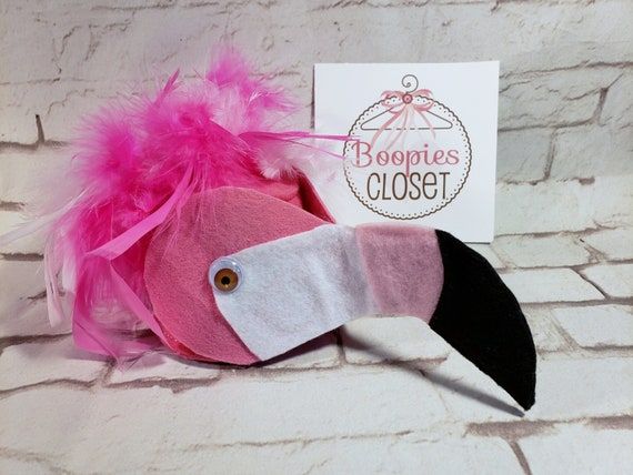 flamingo costume headpiece