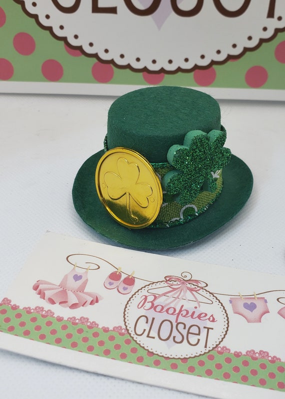 Paddys Day Mini Bowler Hat Felt Paddys Day Mini Bowler Hat Felt