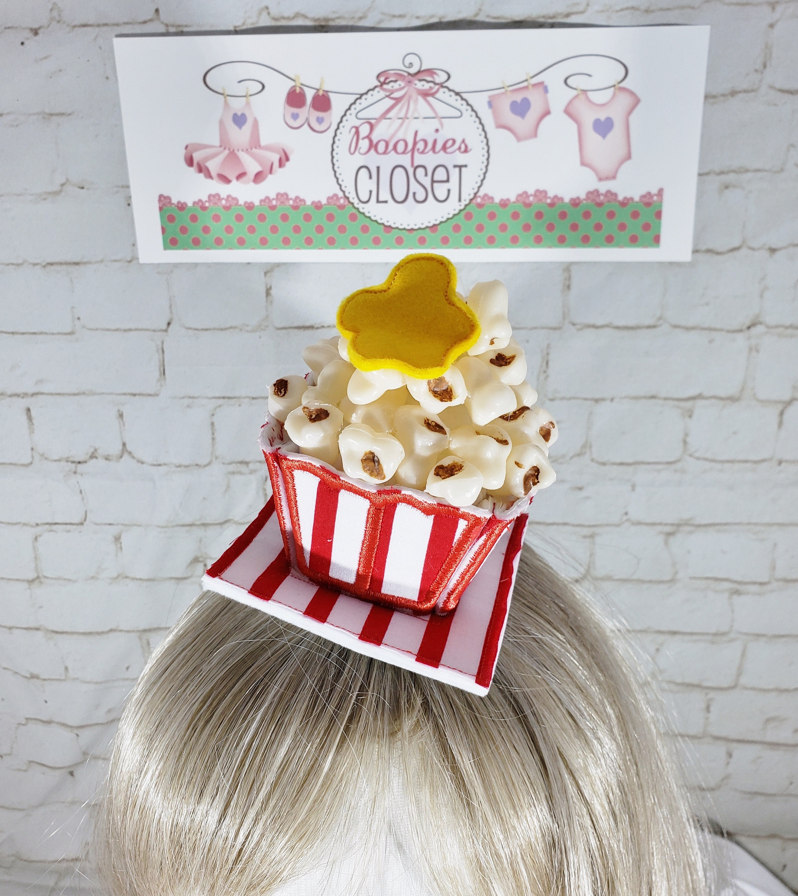 sombrero loco de palomitas