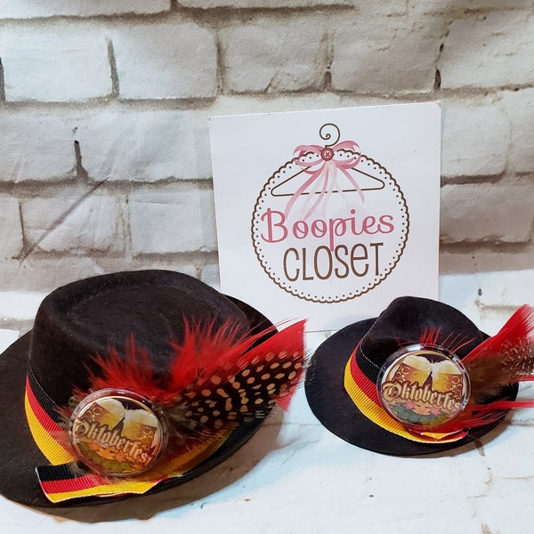 Oktoberfest Fedora Mini Hat, German Hats, Autumn Festival Hats, Beer Festival Hats, Mini Hats, Festival Hats, Men's Hats, Deutschland Hats