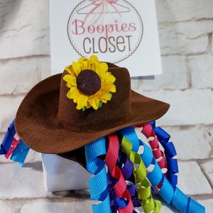 Rodeo Clown Mini Cowboy Hat for Adults & Children, Mini Cowboy Hats for Girls, Mini Cowgirl Hats, Western Hat Headbands, Mini Hats, Pet Hats