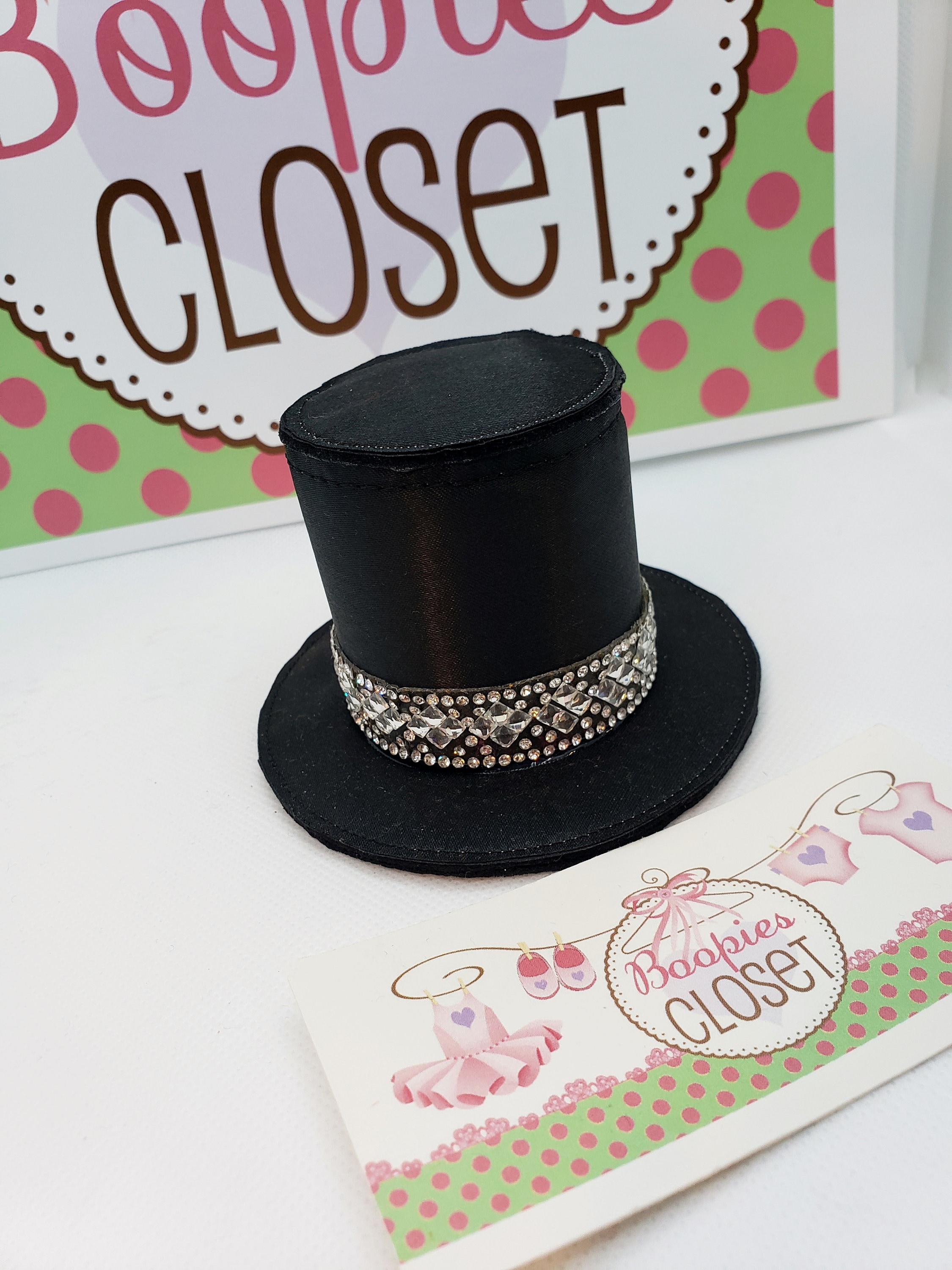 Mini Black Top Hats Plastic Miniature Top Hats For Diy Temu, Snowman