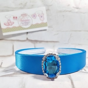 Arabian Nights 3.5&quot; Jeweled Headband for Adults, & Children, Satin Headbands, Fancy Headbands, Jeweled Headgear, Mini Hats