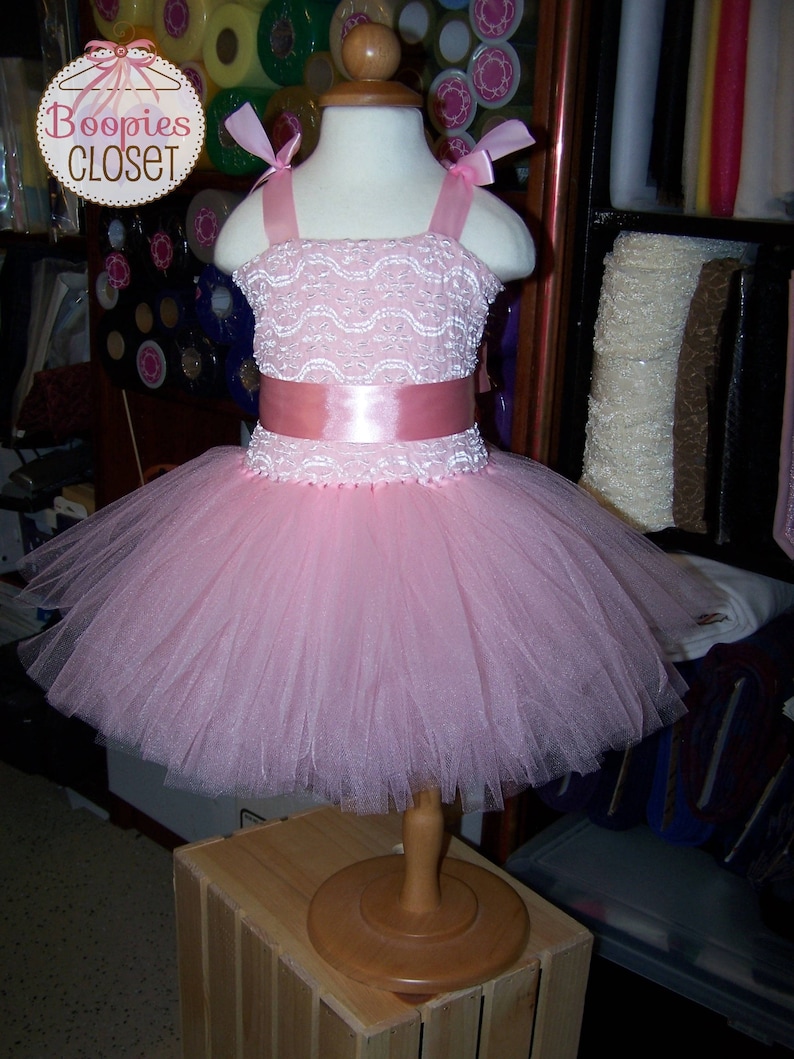 Christening Tutu Dresses Girls Special Occasion Dress Baptism Tutu Dresses Infant Dress Wedding Flower Girl Dress Birthday Tutu Dress