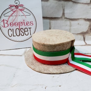 Italian Gondolier Mini Hat, Boatman Hat, Mini Hat, Ferryman Hat, Skimmer Hat, Sailor Hat, Straw Hat, Yachting Hat, Boating Hat, Canotier Hat