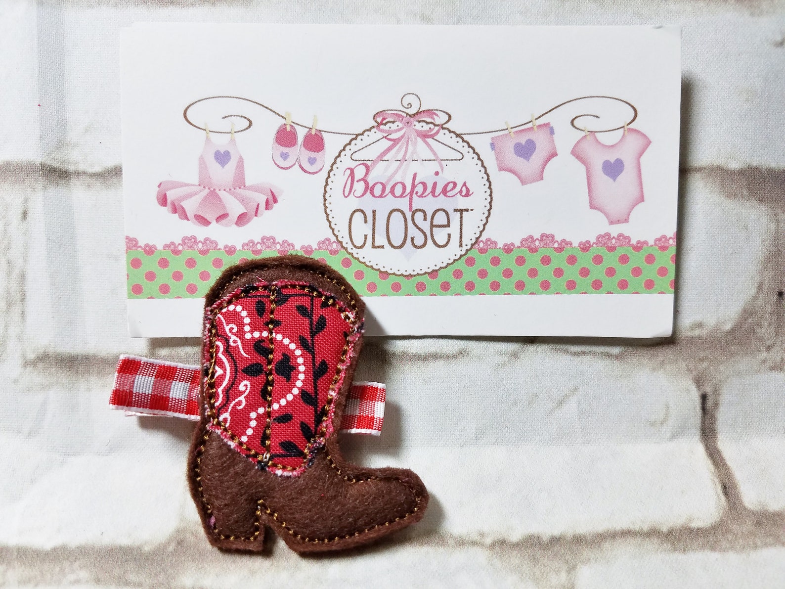 Cowgirl Boot Barrette Cowboy Boot Barrettes and Mini Etsy
