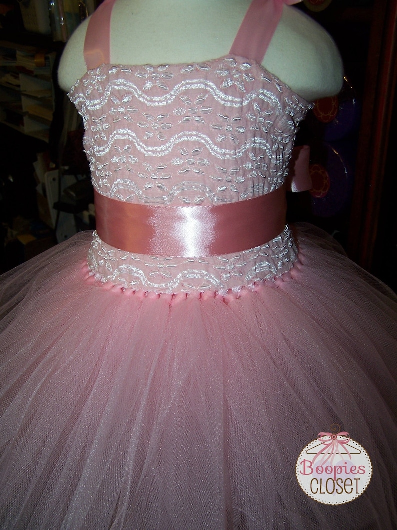 Christening Tutu Dresses Girls Special Occasion Dress Baptism Tutu Dresses Infant Dress Wedding Flower Girl Dress Birthday Tutu Dress
