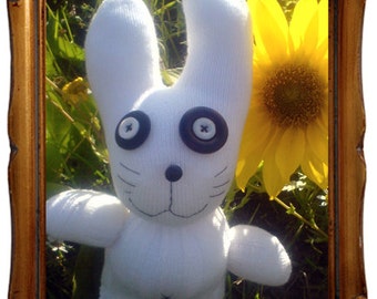 Pattern Instructions only for Sock BUNNY to make your own Sock Creature / Friend / Monster Easter Bunny Rabbit Crafting