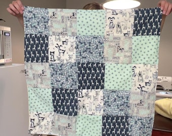 ¡Manta casera de forro polar y algodón para tu mascota!