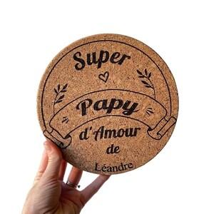 Cork Top Super Grandma of Love, Good Granny Party, Granny Gift, Grandma Gift, Grandma Gift, Grandma Gift Super papy