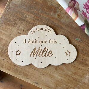 Original birth announcement/baby announcement, birth, baby arrival, once upon a time..., newborn, birth stationery, infant