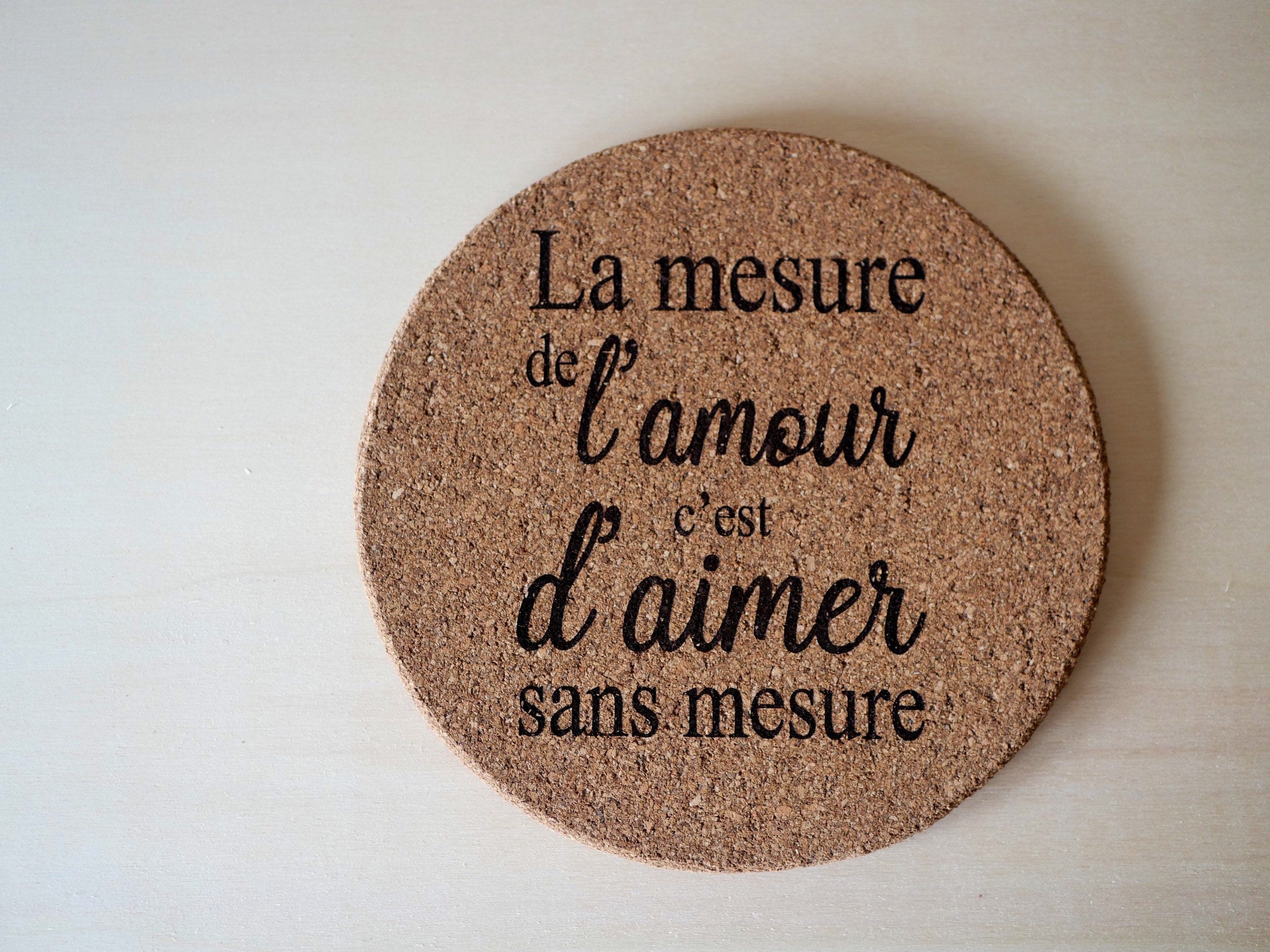 Dessous de Plat Liège à Message