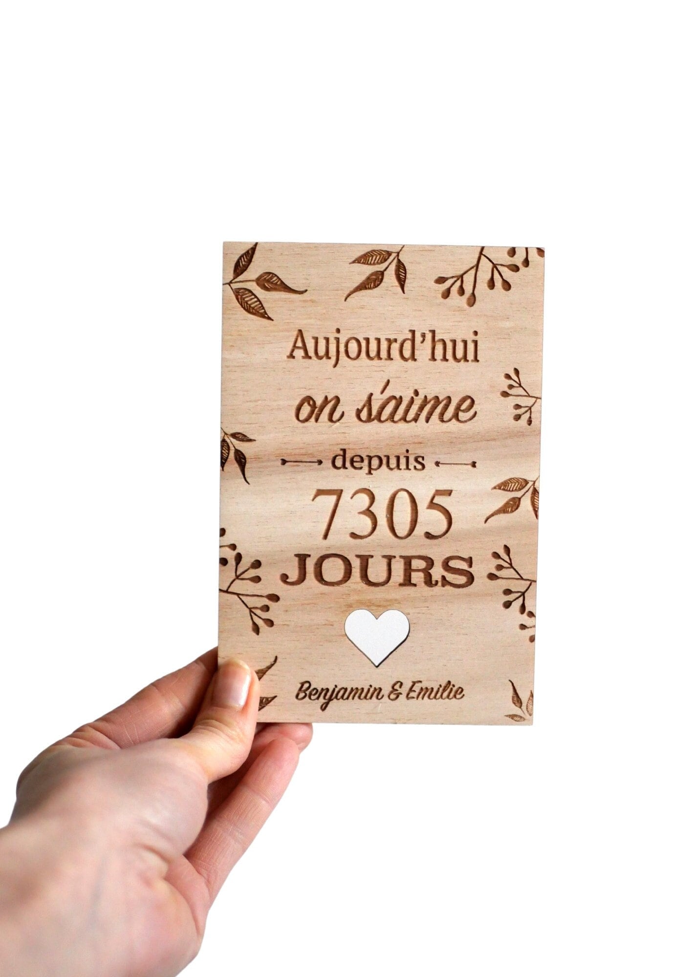 &quot;Today I love you for... days/years&quot; card, personalized Christmas gift for couples, Valentine&#39;s Day gift, dating gift, wedding anniversary