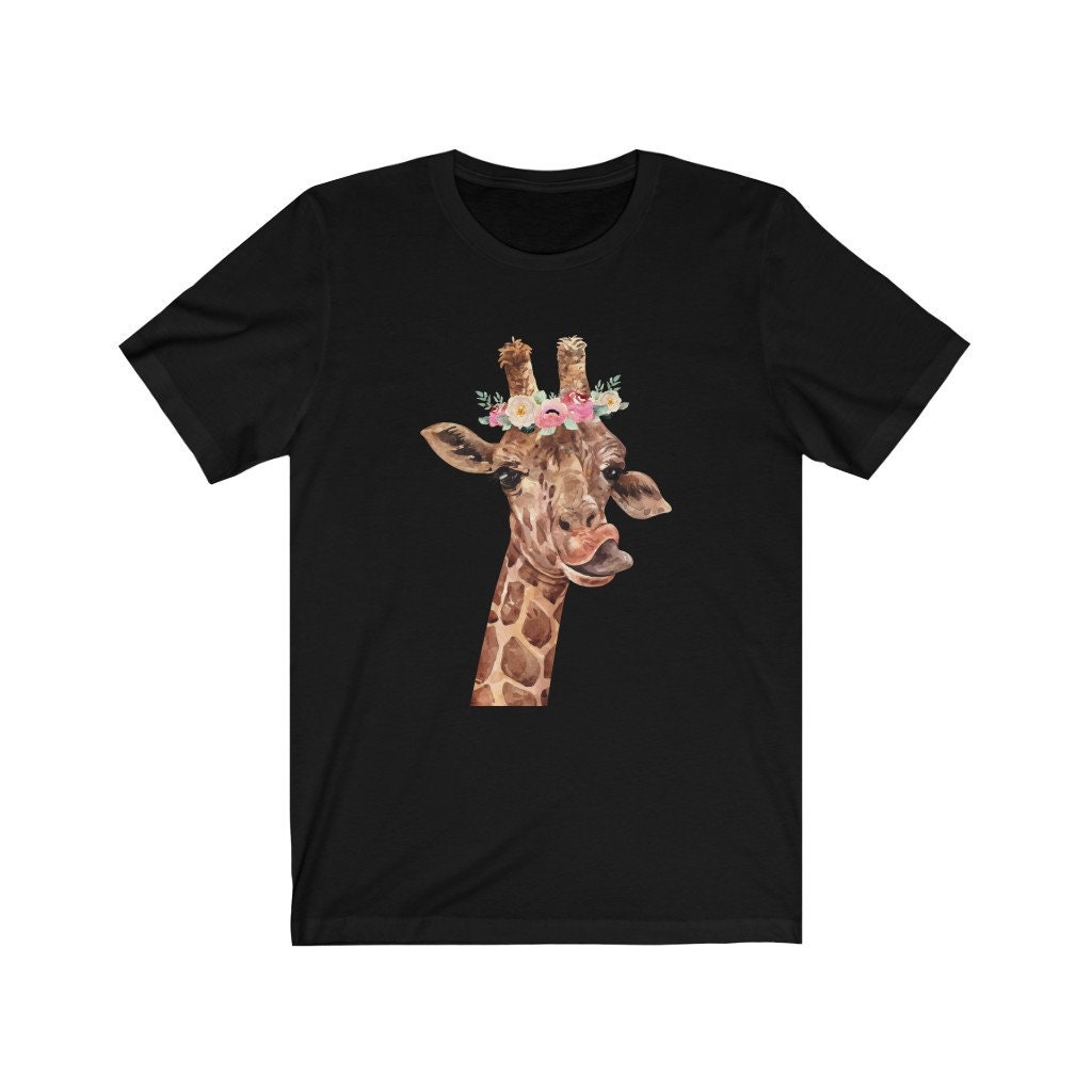 bespokemonogramco Giraffe Shirt, Giraffe Shirt for Women, Laughing Giraffe, Cute Giraffe Shirt, Life Is Better with Giraffe Shirt, Funny Shirt, Cool Giraffe