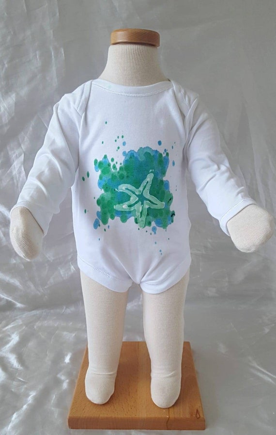 starfish baby onesie