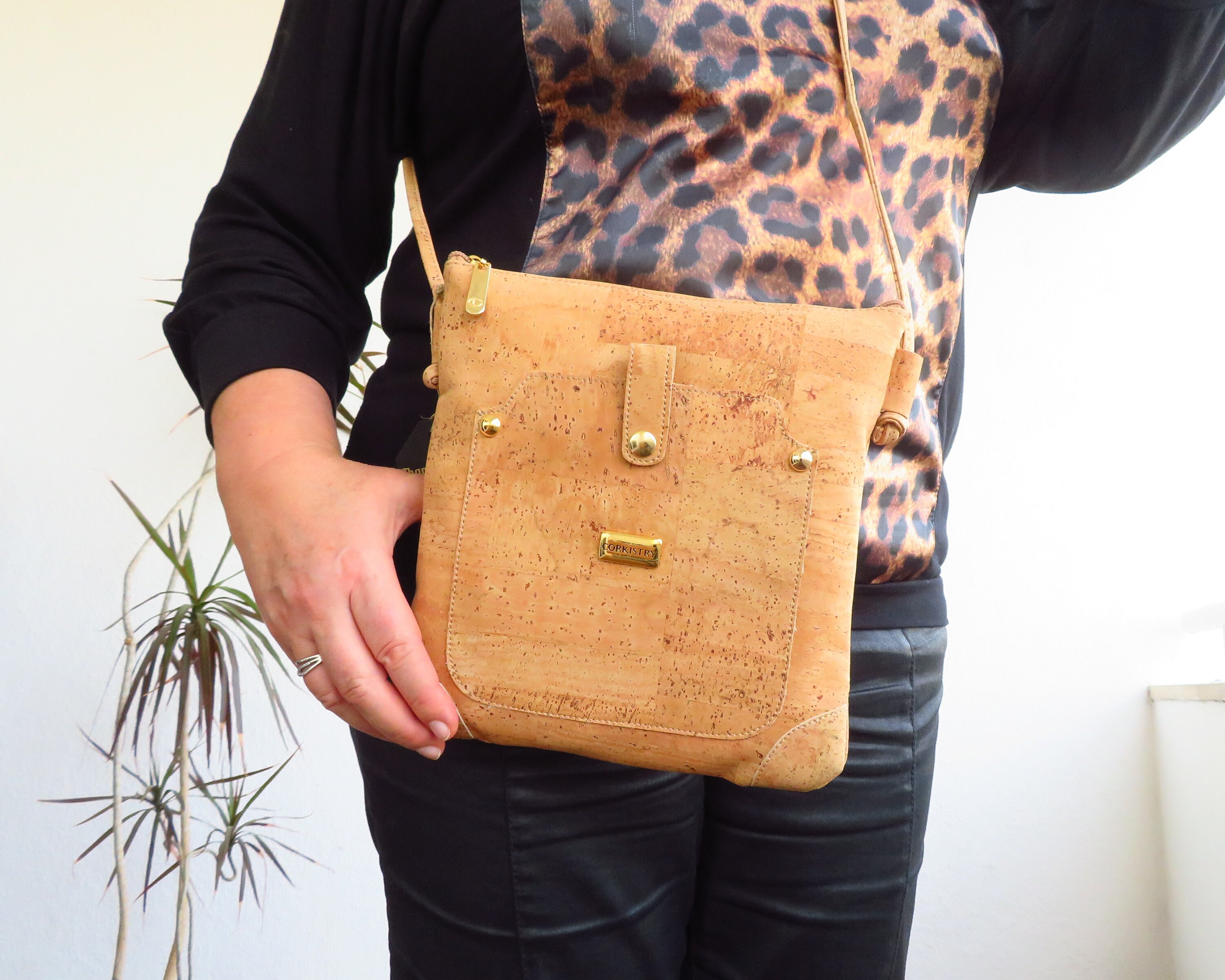 Cork Purse Made in Portugal natural tone cork bag cork | Etsy