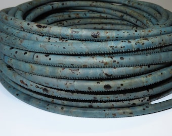 1m/39in - 5mm round cork cord - Portuguese Cork cord - gray blue cork - 5mm cork - 5mm diameter - for bracelets or necklaces (C5MM-36)
