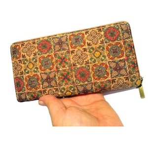Vegan Cork Wallet - ladies wallet - Cork Wallet - Vegan coin Wallet - Purse Vegan - Vegan Gift - Bag Women (BO219)