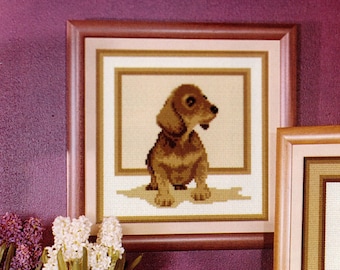 Kit do it yourself -  Pets motifs - Traditional Portuguese Arraiolos Embroidery Needlework(A76Cachorro2)