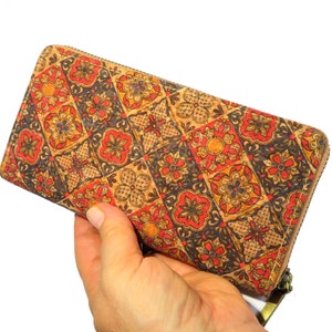 Monedero vegano de corcho - Monedero de mujer - Monedero de corcho - Monedero vegano - Monedero vegano - Regalo vegano - Bolso de mujer (BO218)