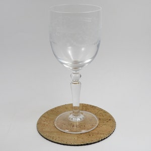 Cork Table Coaster - 2 pieces of Portuguese cork coasters - drink coasters - High Quality cork - vegan coaster (Base1)