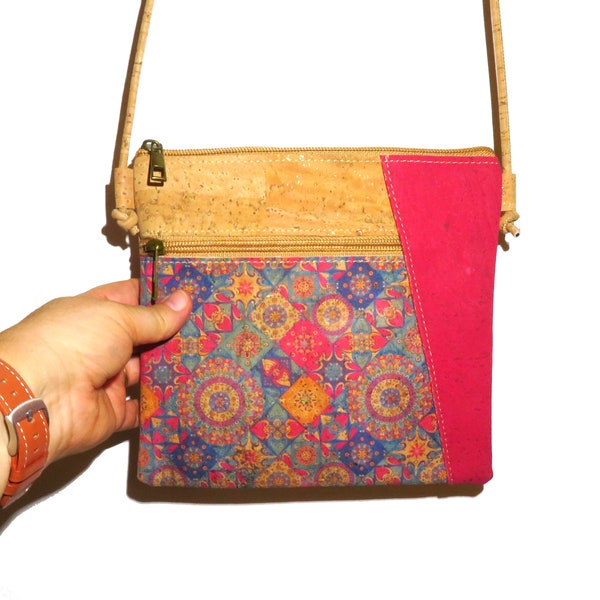 Sacoche Femme Végane Chic - 8 Couleurs, Bandoulière Détachable, Quotidien Ou Soirée