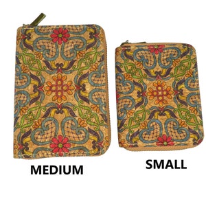Monedero vegano de corcho - Monedero de corcho para mujer - Monedero vegano - Monedero vegano - Regalo vegano - Bolso de mujer (BO151-BO161)