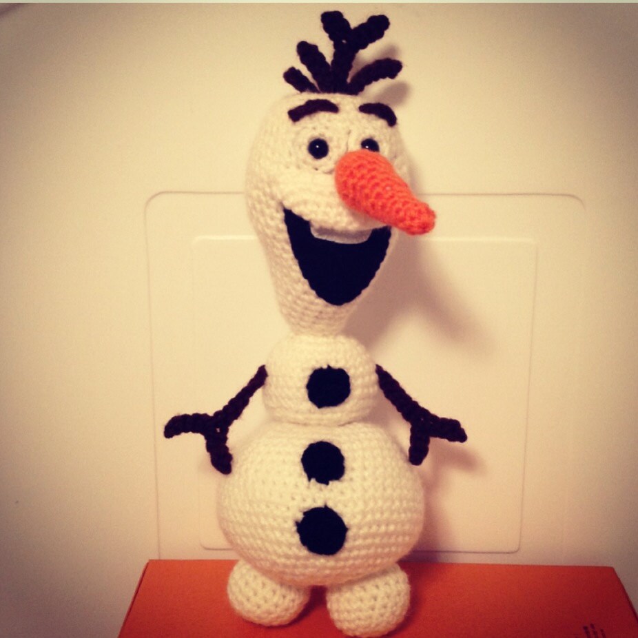 Crochet Olaf The Snowman Pdf Pattern Amigurumi From Etsy