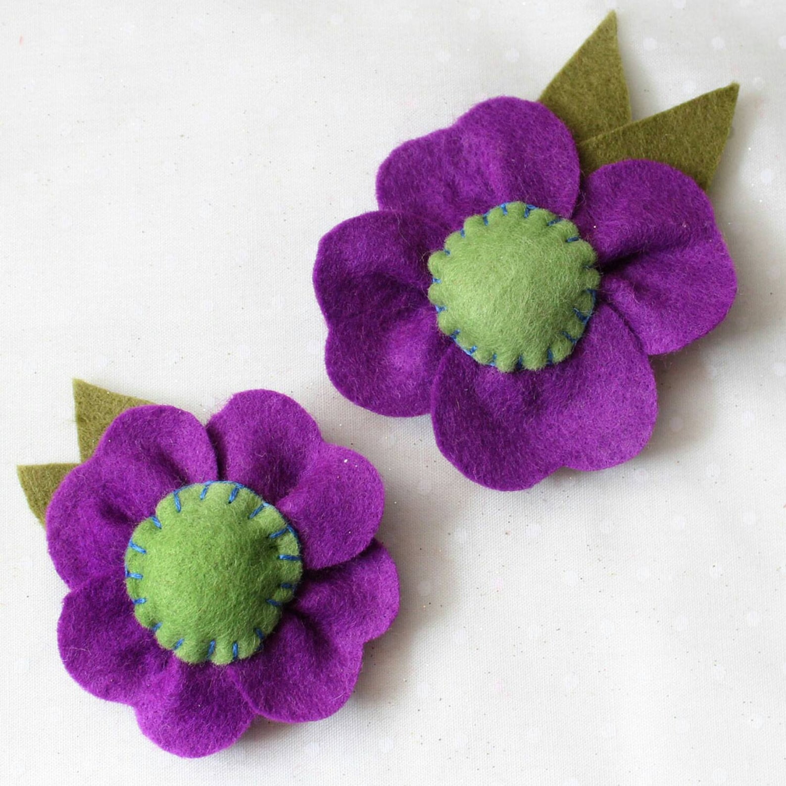 Dog Collar Flower Felt Poppy Collar Corsage Colourful Dog Etsy